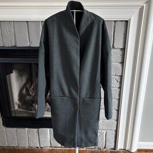 Elegant Olive Trench Coat for Men